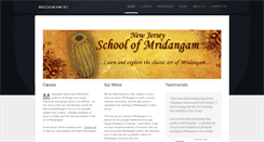 Desktop Screenshot of mridangamnj.com